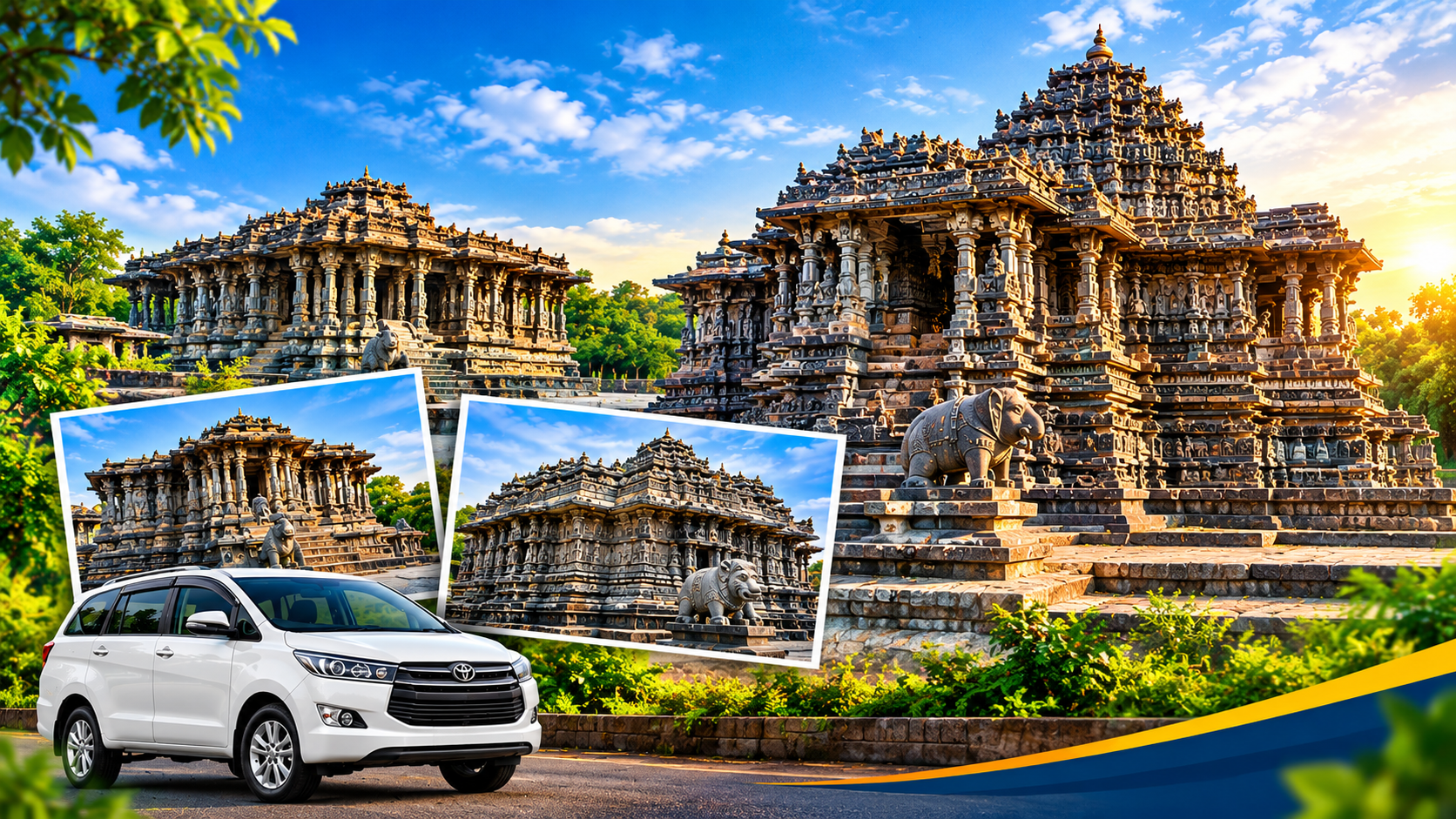 Historic Hoysala temple architecture in Karnataka