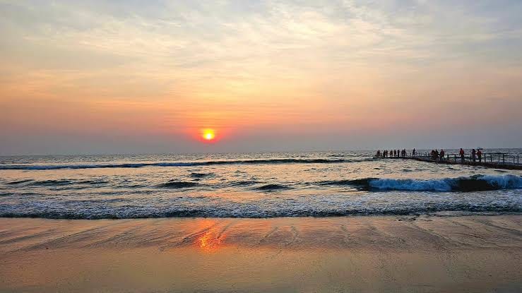 Panambur Beach and the Arabian Sea near Mangalore