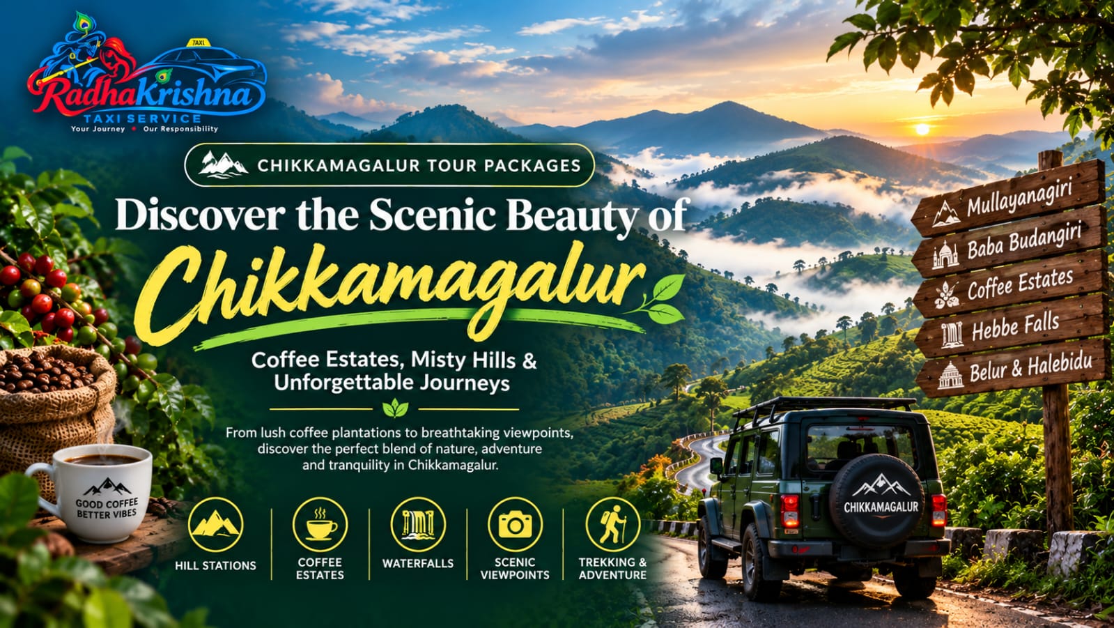 Chikkamagaluru tour from Mangalore